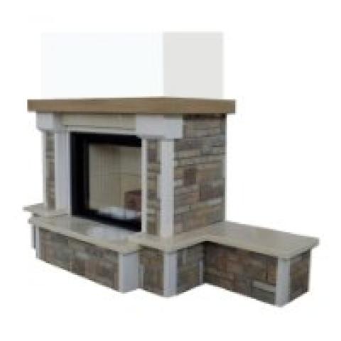 Fireplace Edilkamin Cristal 76 Giada 