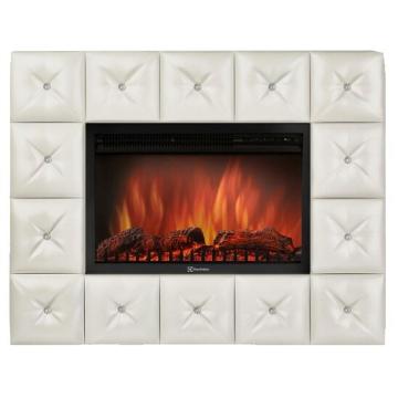 Fireplace Electrolux Crystal 30 светлая кожа с EFP/P-3020LS 