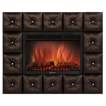 Fireplace Electrolux Crystal 30 темная кожа с EFP/P-3020LS 