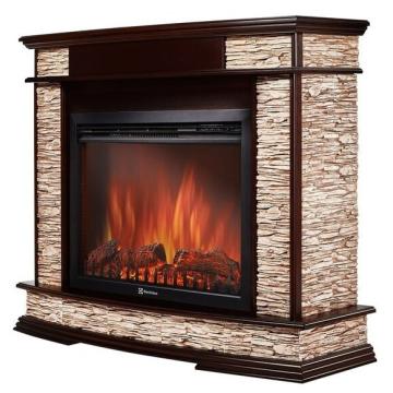 Fireplace Electrolux Scala 30 скалистый бурый шпон тёмный EFP/P-3020LS 