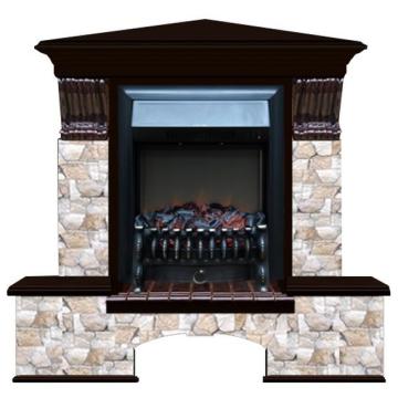 Fireplace Гленрич Бостон К Fobos BL BR 