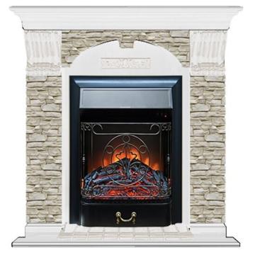 Fireplace Гленрич Magestics BL BR камень-Грот однотонный/цвет-Белый 