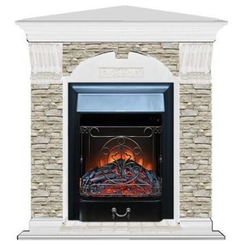 Fireplace Гленрич Magestics BL BR камень-Грот однотонный/цвет-Белый 