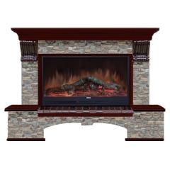 Fireplace Гленрич Бостон 86 Premier S86 камень-Грот цветной/цвет-Красное дерево