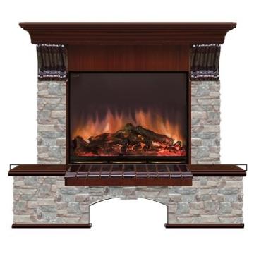 Fireplace Гленрич Бостон Arte 23 камень-Грот цветной/цвет-Красное дерево 