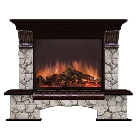 Fireplace Гленрич Бостон Arte 28 камень-Калерия/цвет-Венге 