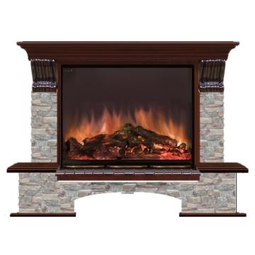 Fireplace Гленрич Бостон Arte 33 камень-Грот цветной/цвет-Красное дерево 