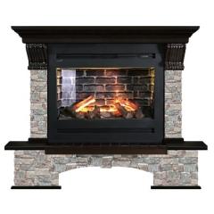 Fireplace Гленрич Бостон Rumba 3D камень-Грот цветной/цвет-Венге
