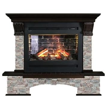 Fireplace Гленрич Бостон Rumba 3D камень-Грот цветной/цвет-Венге 