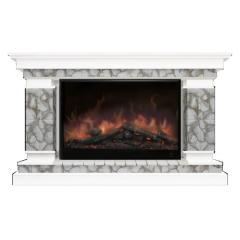 Fireplace Гленрич Лорд 10 Premier S10 камень-Карелия/цвет-Белый