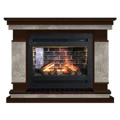 Fireplace Гленрич Лорд Rumba 3D камень-Марсель/цвет-Дуб 46