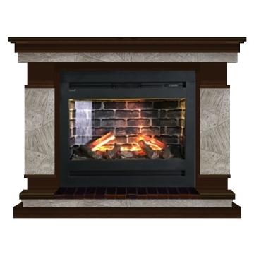 Fireplace Гленрич Лорд Rumba 3D камень-Марсель/цвет-Дуб 46 