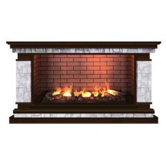 Fireplace Гленрич Лорд Salsa 3D камень-Старый город/цвет-Дуб 46
