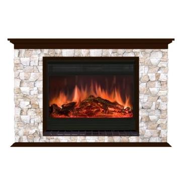 Fireplace Гленрич Пафос 33 Premier S33 камень-Арбат/цвет-Дуб 46 