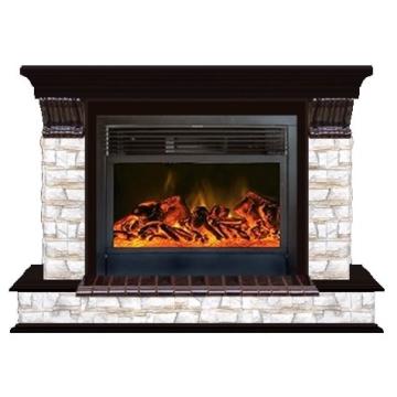 Fireplace Гленрич Панорама 33 Premier S33 камень-Алтай/цвет-Дуб 46 