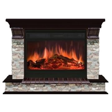 Fireplace Гленрич Панорама 33 Premier S33 камень-Грот цветной/цвет-Дуб 46 