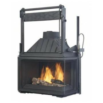 Fireplace Godin 757 2 стекла с подъемным механизмом 