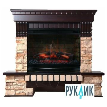 Fireplace Interflame Экстер альпина Panoramic 25-30 LED 3D 