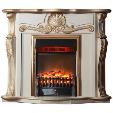 Fireplace Interflame Грация с золотом Fobos GLS Brass 