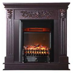 Fireplace Interflame Берта Lux Fobos FX M Black Тёмный дуб