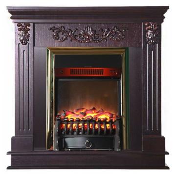 Fireplace Interflame Берта Lux Fobos FX M Brass Тёмный дуб 