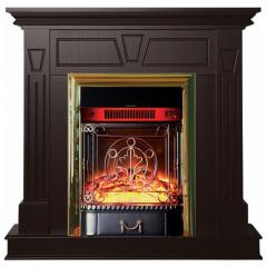 Fireplace Interflame Берта Majestic FX M Brass Тёмный дуб