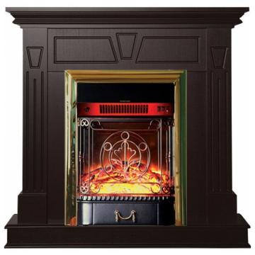 Fireplace Interflame Берта Majestic FX M Brass Тёмный дуб 