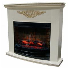 Fireplace Interflame Диамонд Panoramic 25-30 3D Тёмный дуб