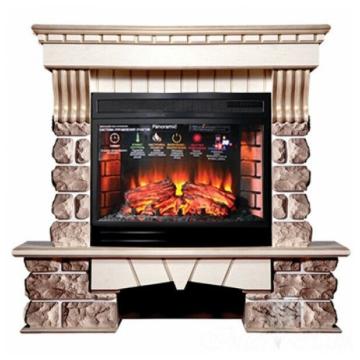 Fireplace Interflame Экстер Кавказ Panoramic 25 с патиной 