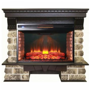 Fireplace Interflame Экстер Кавказ Panoramic 33 Венге 