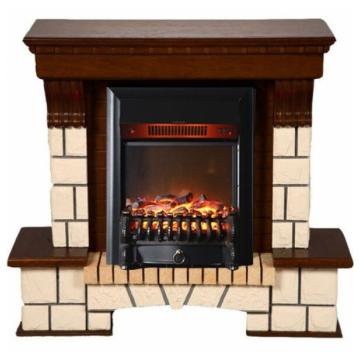 Fireplace Interflame Экстер Fobos FX M Black Тёмный дуб 