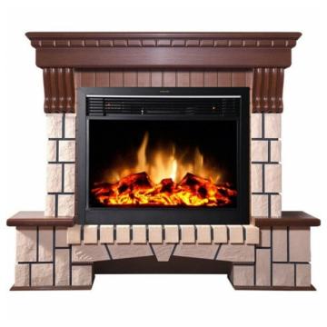 Fireplace Interflame Экстер Jupiter Black Тёмный дуб 