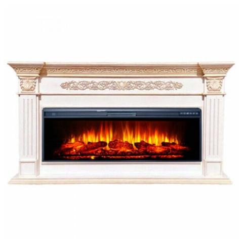 Fireplace Interflame Елизавета FreeSpace 50 с золотой патиной 