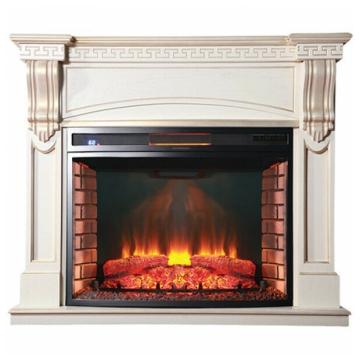 Fireplace Interflame Мюнхен Panoramic 33 с золотой патиной 