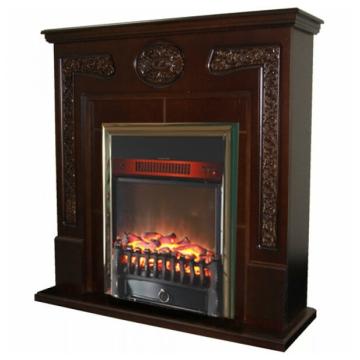 Fireplace Interflame Спенсер Fobos FX M Brass Тёмный дуб 