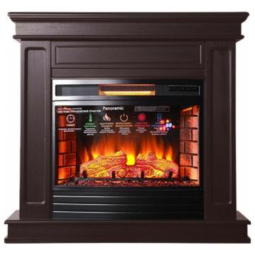 Fireplace Interflame Стаффорд Panoramic 25 Тёмный дуб 