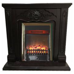 Fireplace Interflame Версаль Fobos FX M Brass Тёмный дуб