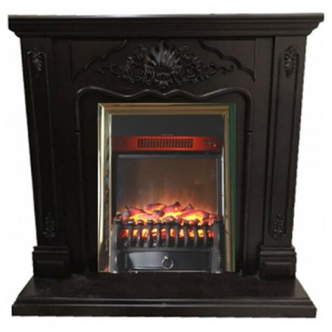 Fireplace Interflame Версаль Fobos FX M Brass Тёмный дуб 