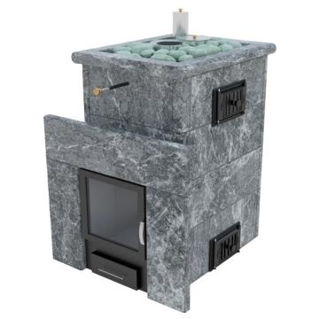 Fireplace Изистим Сочи-М1 в кожухе из талькохлорита с открытым верхом 