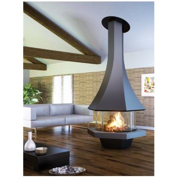 Fireplace Jc Bordelet Eolia 907 центральный со стеклом 