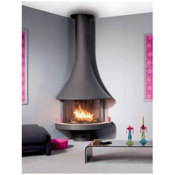 Fireplace Jc Bordelet Eva 992 angle vitree угловой со стеклом 