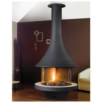 Fireplace Jc Bordelet Eva 992 centrale vitree центральный со стеклом 