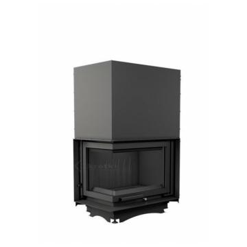 Fireplace Kratki Maja/L/BS/G угловое стекло слева гильотина 