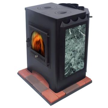 Fireplace Лиговъ Шлиссельбург в камне стальная дверка змеевик 