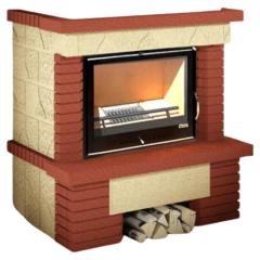 Fireplace Мета Нота 700 Эльба Аква 700Ш