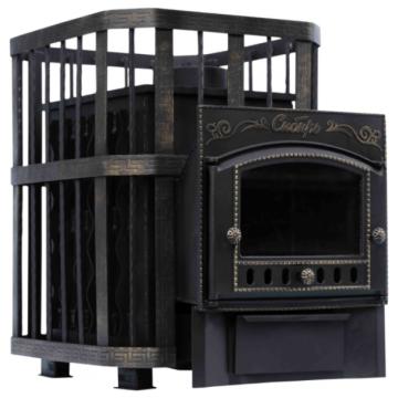 Fireplace Нмк Сибирь-25 с кованной сеткой 