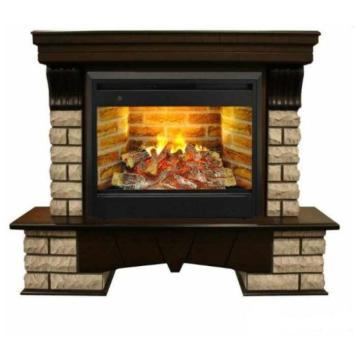 Fireplace Realflame Country Rock 26 AO Brick Silva Log 3D 