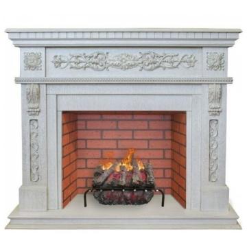 Fireplace Realflame Estella 25 5/26 WT 3D Silva log Brick 26 