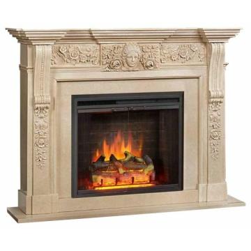 Fireplace Realflame Louis Marble Egyptian Beidge 