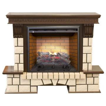 Fireplace Realflame Stone 26 Leeds 26 3D 